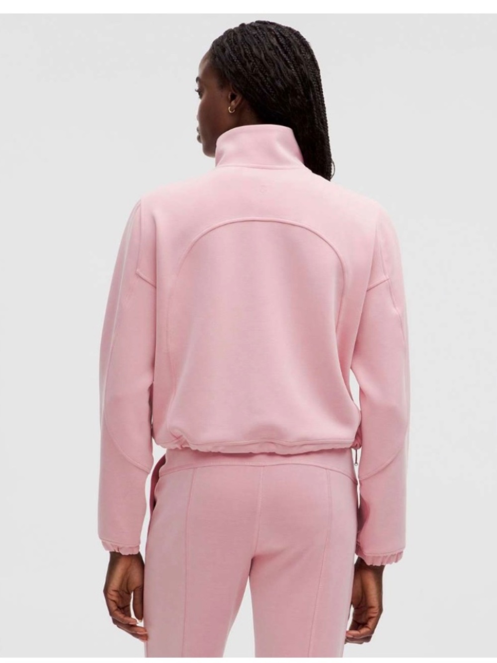 Lululemon Softstreme Half-Zip | Light Pink | Size 6 - Picture 2 of 13